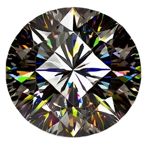 Round Diamond Beauty PNG Gte