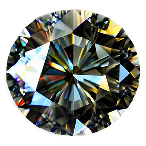 Round Diamond Elegance PNG 46