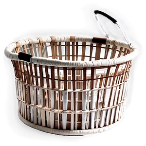 Round Fabric Laundry Basket Png 06132024 PNG image