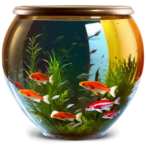 Round Fishbowl Png 06212024 PNG image