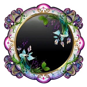 Round Frame Design Png Aft60 PNG image