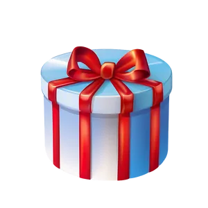 Round Gift Box PNG Nsa51