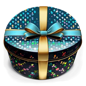 Round Gift Box PNG Pnw