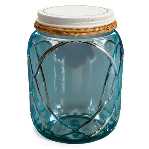 Round Glass Jar PNG Gxe86