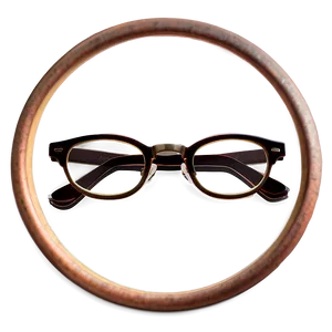 Round Glasses Fashion Icon Png Vof48 PNG image