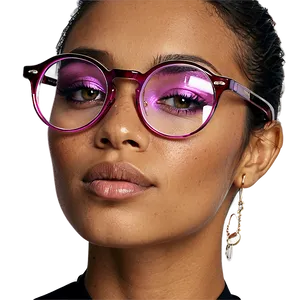 Round Glasses For Women Png Ffc PNG image