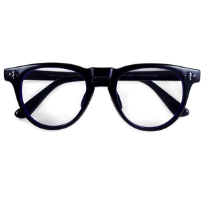 Round Glasses Front View Png 05252024 PNG image