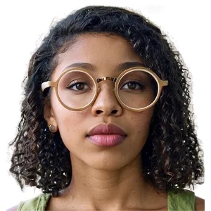 Round Glasses With Adjustable Temples Png Kbn PNG image