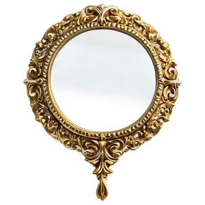 Round Gold Frame Png 11 PNG image