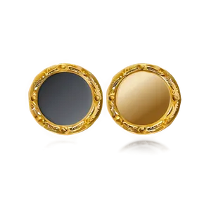 Round Gold Plate PNG Rfa