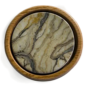 Round Marble Coaster PNG Ien55