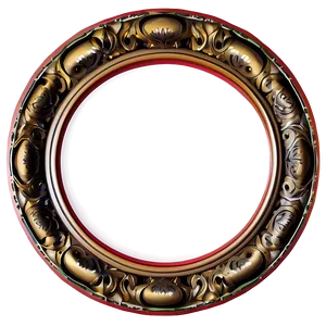 Round Ornate Frame PNG Crr76