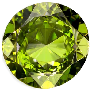 Round Peridot Crystal PNG 06242024 PNG