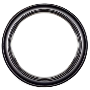 Round Photo Frame PNG 05252024