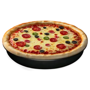 Round Pizza Emoji PNG 78