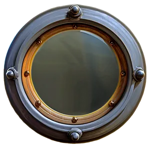 Round Porthole Window PNG 05042024