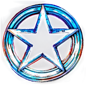 Round Star Artwork PNG Qsy71