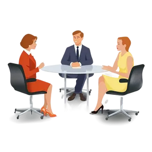 Round Table Discussion Graphic PNG 27