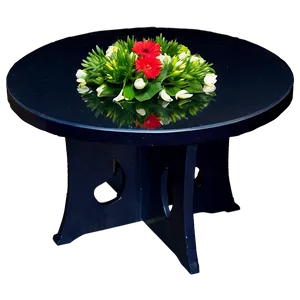 Round Table Flower Centerpiece PNG 14