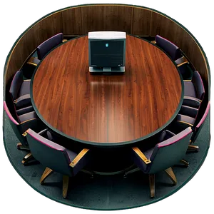 Round Table Office Furniture PNG 94