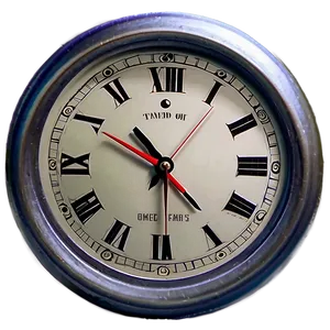 Round Tabletop Clock PNG 35 PNG