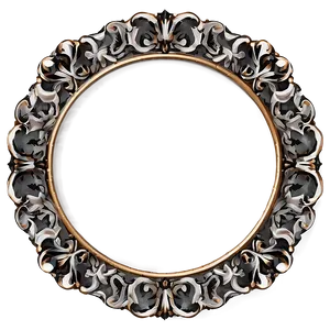 Round Vintage Frame Png Dxg62 PNG image