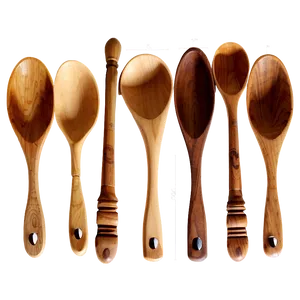 Round Wooden Spoon PNG 06132024 PNG