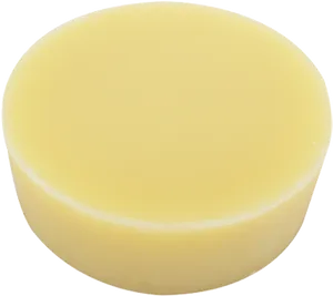 Round Yellow Soap Bar PNG image