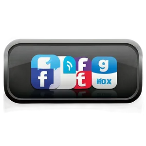 Rounded Rectangle Social Media Icon Png 12 PNG image