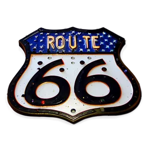 Route 66 Highway Icon Png 06212024 PNG image