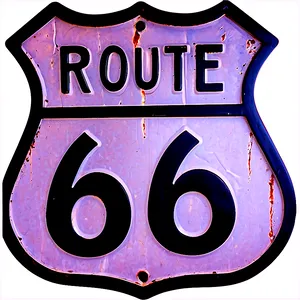 Route 66 Highway Icon Png Wcy40 PNG image