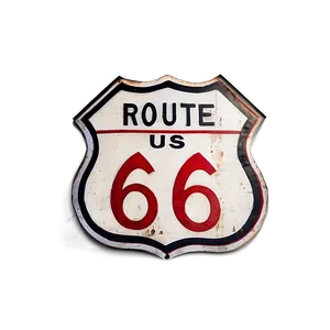 Route 66 Road Sign PNG 05212024