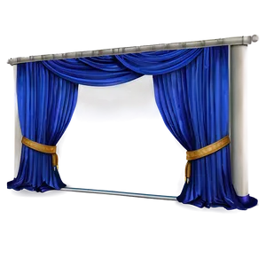 Royal Blue Curtain Png Usp PNG image