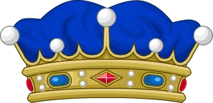 Royal Crown Illustration PNG