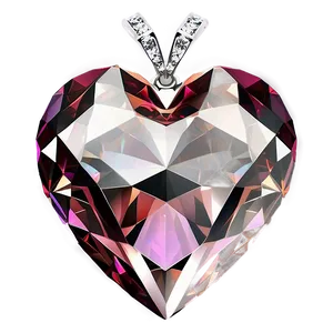 Royal Diamond Heart Splendor PNG Glj17 PNG