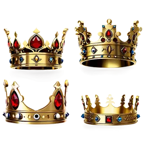 Royal Family Golden Crown PNG Npd PNG