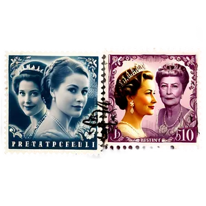 Royal Family Postage Stamp PNG 06122024