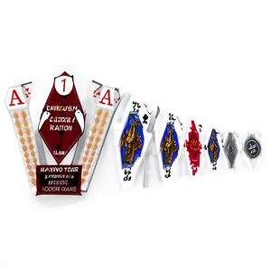 Royal Flush Fantasy Playing Cards PNG