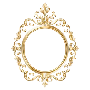 Royal Gold Frame Png Aur PNG image