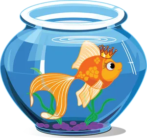 Royal Goldfishin Bowl PNG image