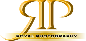 Royal Photography Logo Golden PNG image
