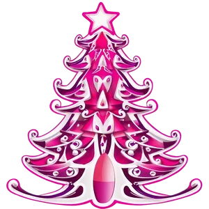Royal Pink Christmas Tree PNG 62 PNG