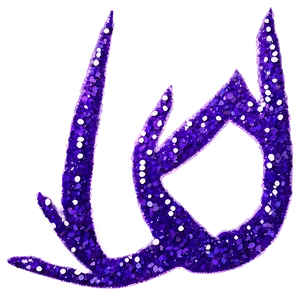 Royal Purple Glitter Png 06252024 PNG image