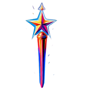 Royal Star Wand PNG 06132024