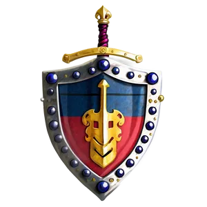 Royal Sword And Shield Emblem Png 06252024 PNG image