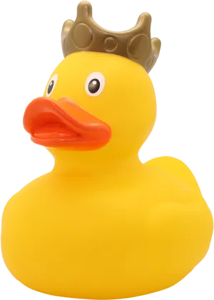 Royal Yellow Rubber Duck PNG