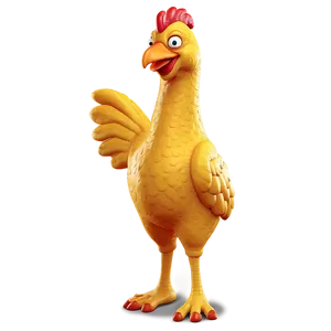Rubber Chicken Cartoon Character PNG 06132024 PNG