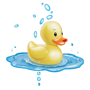 Rubber Duck Bath Time PNG 05252024 PNG