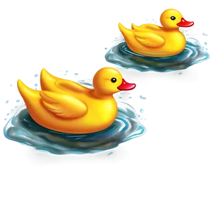 Rubber Duck Clipart PNG 06132024