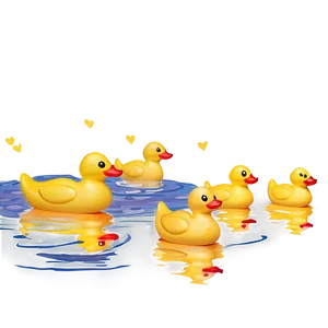 Rubber Duck Family PNG 06132024 PNG
